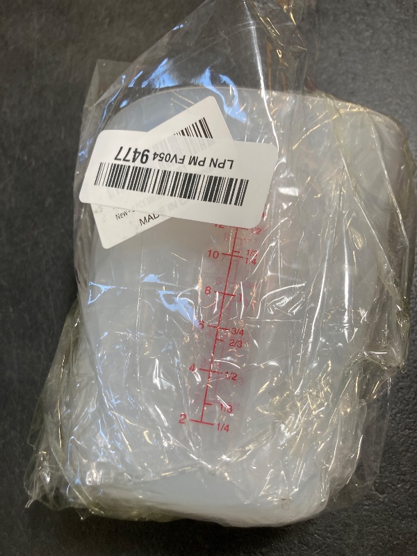 Photo 1 of 3 PCS Silicone Flexible Measuring Cups,Melting Cups for Epoxy Resin,Butter,Chocolate and More,2 Cup&1 Cup&1/2 Cup,Squeeze and Pour Silicone Measuring Cup with Marking Ounce/ML