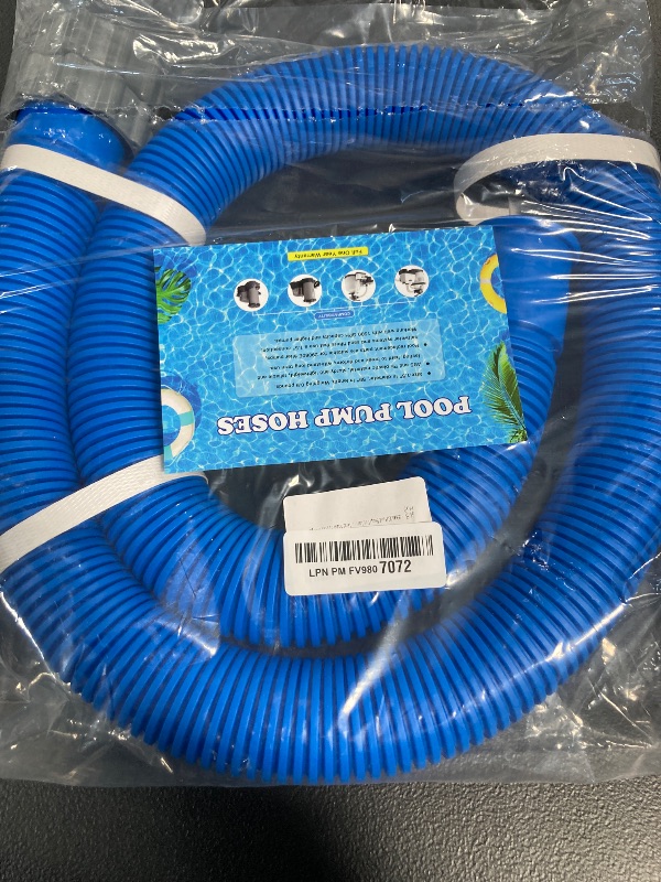 Photo 1 of 29060E Pool Pump Replacement Hoses for Intexx Pool Accessory Hose-1.5" Diameter 59" Long Pool Pump Hose Replacement?Fit for 1,500 Higher GPH Filter Pumps Saltwater Systems Sand Filters (1 pc blue)