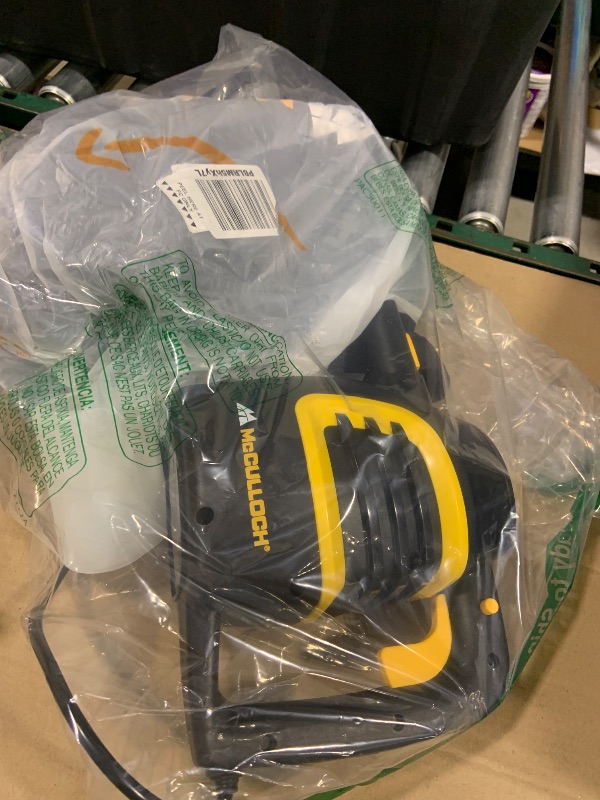 Photo 1 of McCulloch MC1230 Handheld Steam Cleaner, 10 Minute Runtime, 11 Accessories: Jet Nozzle, Brushes, & More - Built for Home, Tile, Grout, Carpet, Furniture, & Personal Car Detailing