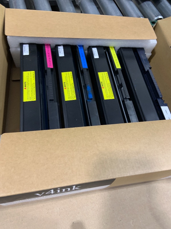 Photo 1 of 206A Toner Cartridge 4 Pack (Latest Upgraded Chip) Compatible Replacement for HP 206A 206X W2110A W2111A W2113A W2112A use with HP Color Pro M255 M255dw MFP M283fdw M283cdw M283 M282nw Printer