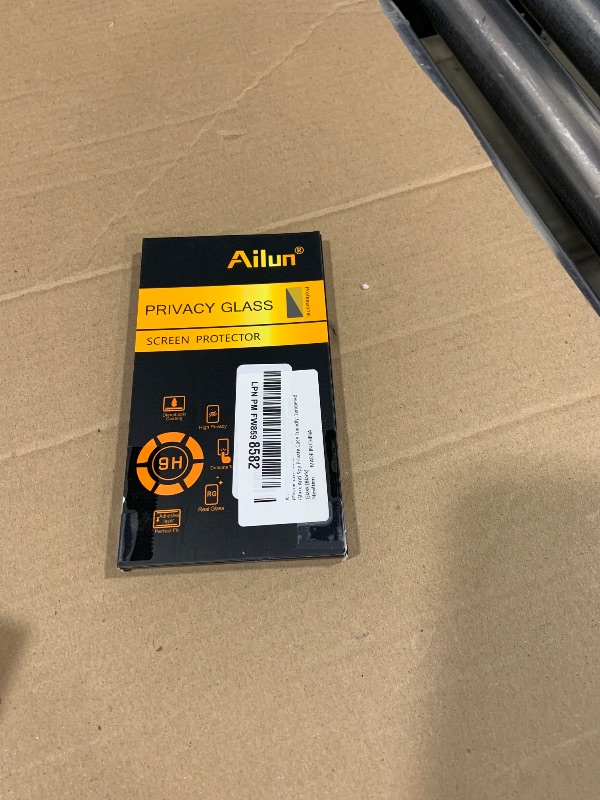 Photo 1 of Ailun Privacy Screen Protector for iPhone 11 / iPhone XR [6.1 Inch] 2 Pack Japanese Glass Anti Spy Private Case Friendly, Tempered Glass