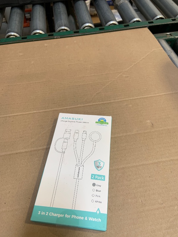 Photo 1 of 2Pack Travel Essentials,Multi Charging Cable 3 in 2 USB C for Apple Watch Charger,iPhone Charger,Cruise Vacation Camping,Portable for iWatch Series 11-2/Ultra/SE & iPhone 17-12,Sony PSP Cables