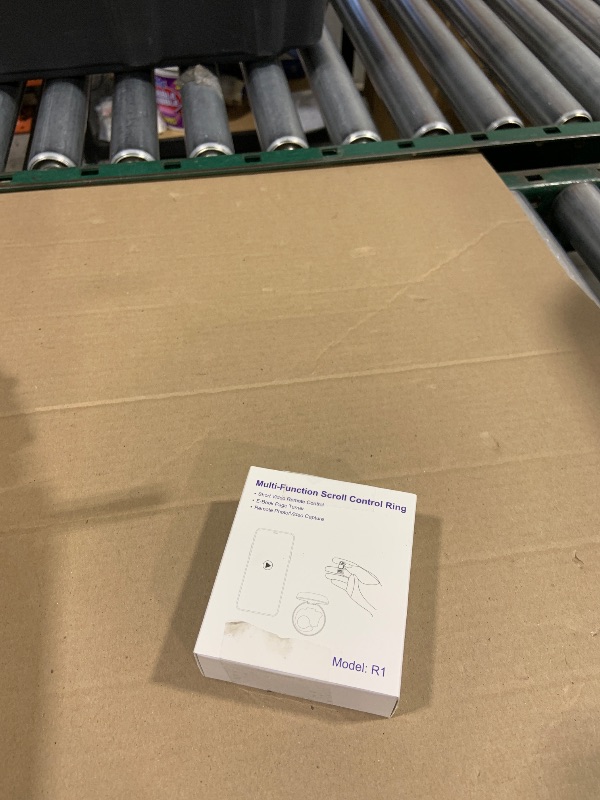 Photo 1 of [New Upgrade, Easy to Use] TikTok Scrolling Ring Remote Control, Camera Shutter Remote, Wireless Bluetooth Scrolling Ring for iPhone, iPad, iOS, Android - Black