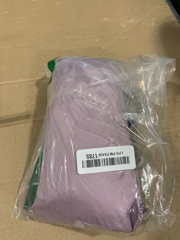 Photo 1 of SaphiRose Women's Lightweight Long Rain Jacket Packable Raincoat Hooded Outdoor Trench Coats (Light Purple, M)