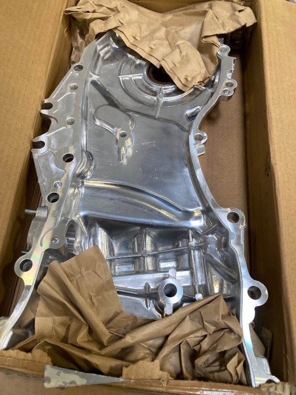 Photo 1 of Engine Timing Cover For 2001-2011 Toyota Camry Highlander Solara 2.4L 2AZFE ?Timing Chain Cover Replace # 11310-28070, 1131028040, 113100H011, 113100H010