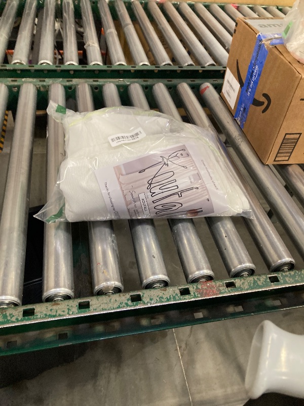 Photo 1 of KOUFALL Blackout Curtains 96 Inches Long,Linen Textured Darkening Black Out Pleated Drapes for Living Room 2 Panel Set,Cream Off White Ivory