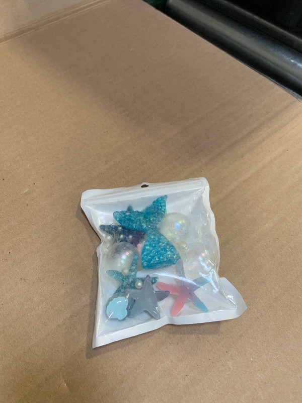 Photo 1 of 28pcs Sea Ocean Theme Birthday Cake Decoration Toppers Fishtail Starfish Shell Bubble Pearl Cupcake Decor for Under the Sea Theme Birthday Party Supplies