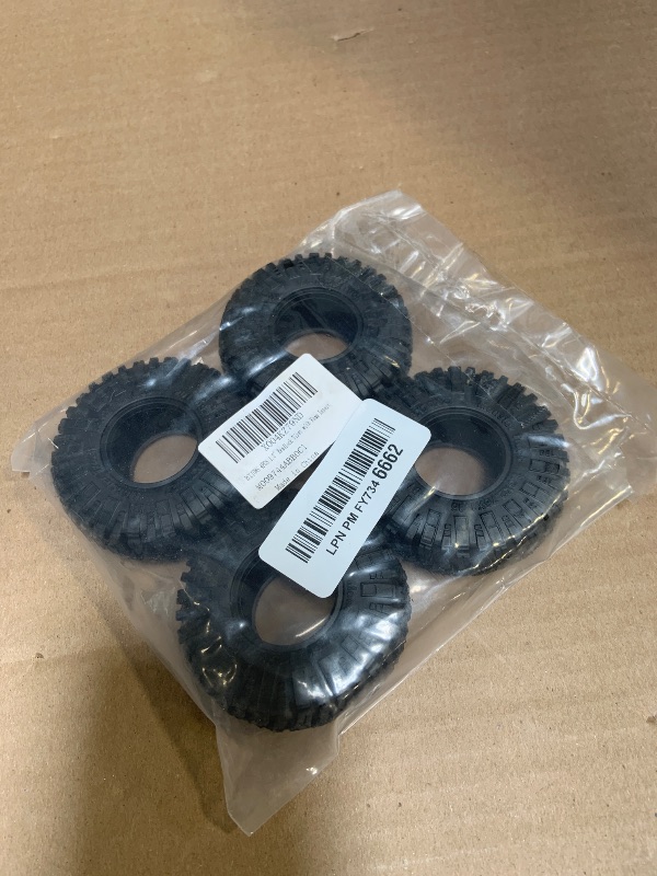 View 2 of 1.3 RC Crawler Tires, daitoku 65 * 25mm Super Soft Sticky 1.3 RC Car Tires for SCX24 TRX4M AX24 1/18 1/24 Crawler