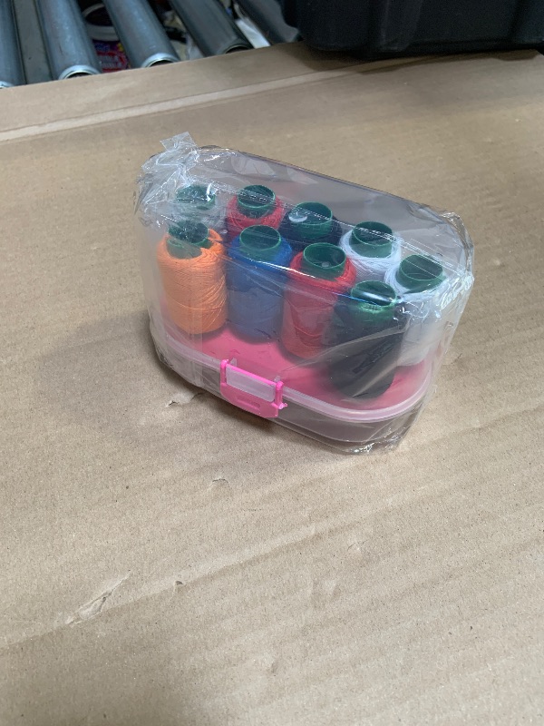 Photo 1 of 40piece Stainless Steel Needles for Hand Sewing,Big Eye Steel Sewing Needles Kit,Stainless Steel Sewing Needle Kit with Thread Ripper, Needle Threaders,Threads,Thimbles and Sewing Box