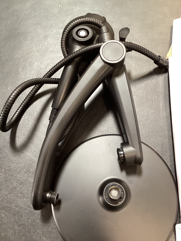 Photo 1 of Shower Head with filtered Handheld High Pressure daul Shower Heads with Handheld Spray Combo and 10 Sprays Handheld Shower Head Detachable Shower head Built-in Magnetic Docking and Power Jets Black