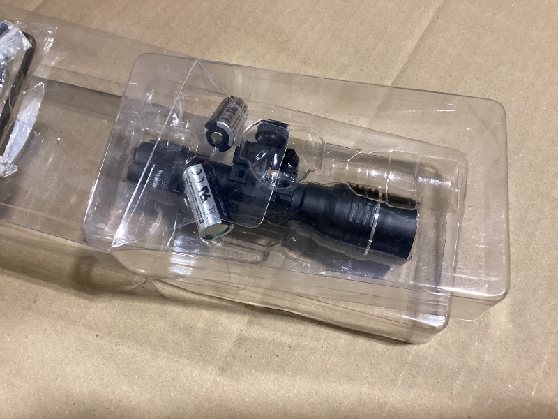 Photo 1 of Streamlight 89017 ProTac Rail-Mount HP-X Pro 800-Lumen 105000-Candela Tactical Flashlight with JackCap Tail Switch, MLOK Mount, and Non-Rechargeable Batteries, Black