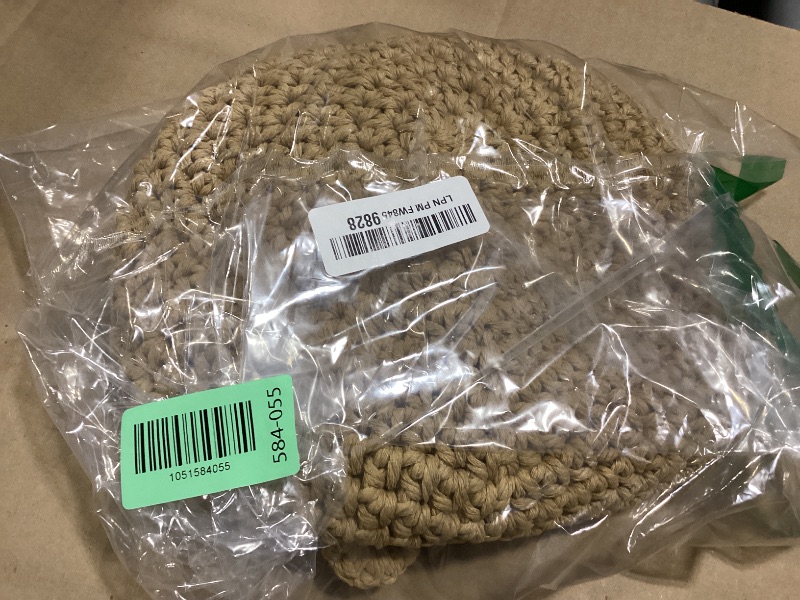 Photo 1 of 2pcs. Honeydak Boho Decor Hanging Wall Baskets for Kitchen Teardrop Baskets with Hooks Storage Fruit Onion Vegetable Potato for Home 2 Sizes(Light Linen,Cotton Rope)