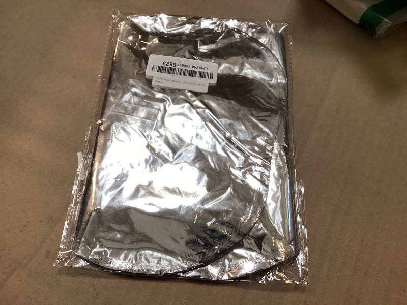 Photo 1 of 50 Pcs Silver Heart Balloons,10 Inch Heart Shape Foil Balloons Love Balloon Valentine Balloon for Birthday Party Wedding Engagement Party Baby Shower Valentine Day Decorations (Silver)