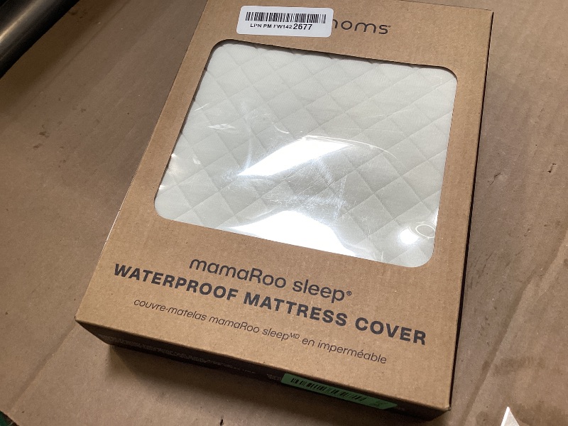 Photo 1 of 4moms mamaRoo Sleep Bassinet Waterproof Mattress Cover, White