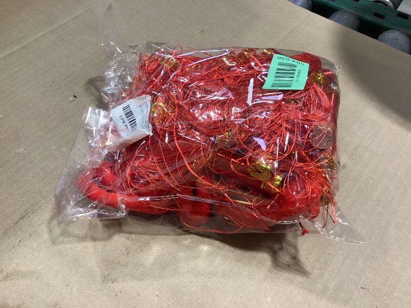 Photo 1 of 2 Pcs Chinese New Year Hanging Decorations Electronic Firecrackers Chinese Knots Firecrackers LED Decorations for Chinese New Year Spring Festival Lunar New Year