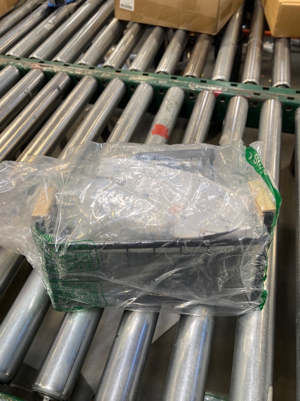 Photo 1 of 2 Tier black shelf 