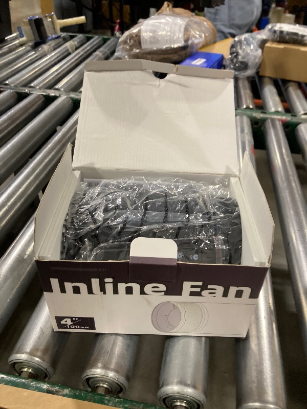 Photo 1 of ONVEAN 4 Inch Inline Fan with Remote,2Way 6 Speed Inline Duct Fans High-Efficiency Exhaust Duct Fan DC Motor, Low Noise HVAC Ventilation in Basement Bathroom Workshop Attic P126