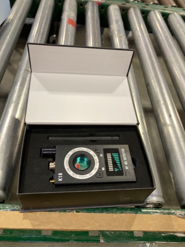 Photo 1 of Hidden Camera Detectors, Anti Spy Camera Finder, GPS Tracker Detector, Hidden Devices Detector for Airbnb, Hotels, Bathroom, Home, Office (Black)