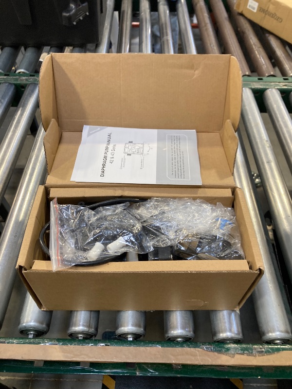 Photo 1 of Water Pressure Booster Pump 110v 5.5 GPM 70 PSI, Self Priming Industrial Water Pump with Power Plug, Pipe Fittings Brass Connector Strainer Filter for RV/Caravan/Marine/Home/Garden Irrigation(Black)