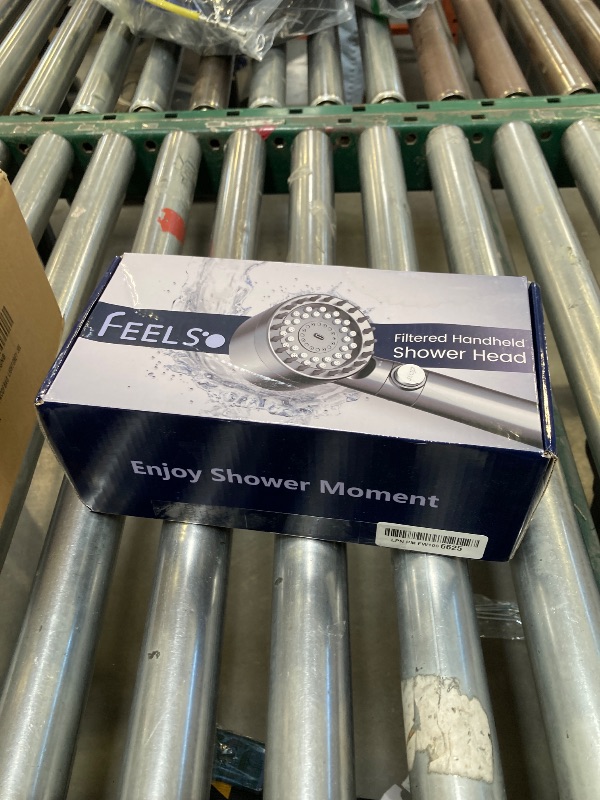 Photo 1 of FEELSO Filtered Shower Head with Handheld, High Pressure 4 Spray Showerhead with Filters & Upgraded Anti-clog Nozzles for Hard Water -Remove Chlorine, Reduce Dry Itchy Skin -ON/OFF Switch for Pet Bath