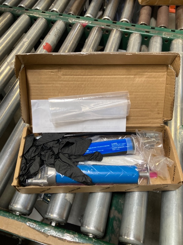 Photo 1 of KRETLAW Mini Grease Gun (3000PSI) with Double 3oz Cartridge Grease and 12'' Flex Hose, Reinforced Coupler for Automotive, Marine