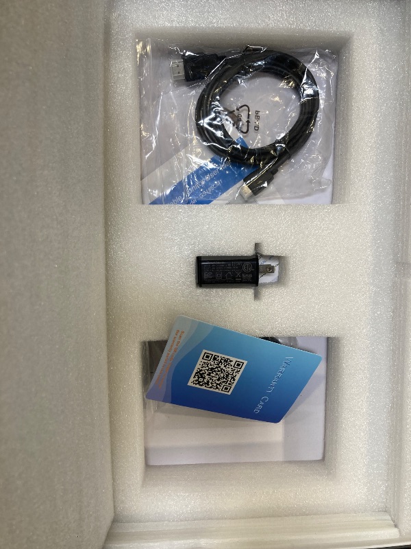 Photo 1 of *** SCREEN IS DAMAGED *** FOR PARTS ONLY *** Usparkle 18.5 Inch Portable Monitor, 120Hz 1080P FHD 100% sRGB USB-C HDMI Portable Travel Second Screen Monitor for Laptop, Portable Display with Smart Cover, VESA Compatible