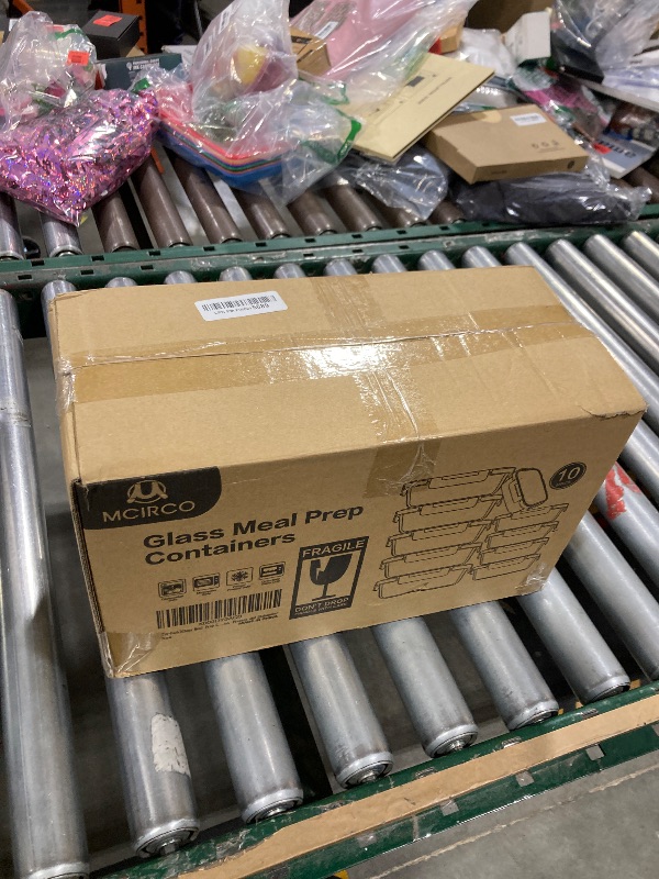 Photo 1 of [10-Pack] Glass Meal Prep Containers with Lids, MCIRCO Food Storage Containers with Snap Locking Lids, Airtight Lunch Containers, Microwave, Oven, Freezer and Dishwasher