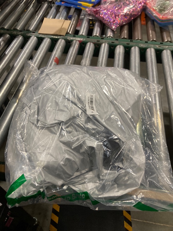 Photo 1 of 10×10 Canopy Replacement Top, Pop Up Canopy Replacement Tent Cover for Straight Leg Frame, Waterproof Canopy Top Cover for Garden Patio Camping (Top Only)(Silver White)