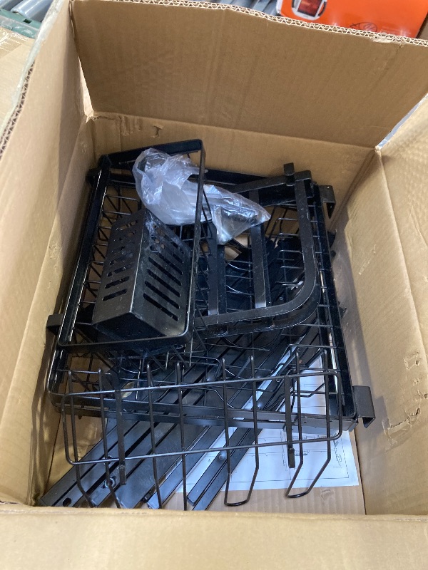 Photo 1 of Over The Sink Dish Drying Rack,Expandable Length 3-Tier Large Stainless Steel Over The Sink Dish Rack with 6 Baskets, Utensil Holder Dish Drainers for Kitchen Counter