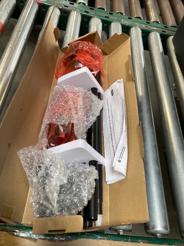 Photo 1 of 2 Pack No Drill Curtain Rods for windows 32 to 58 Inches, USFOOK 5/8 Inch without Drilling Curtain Rod with 3M Adhesive Holder, Renter Friendly Drapery Poles with Black Round Finials