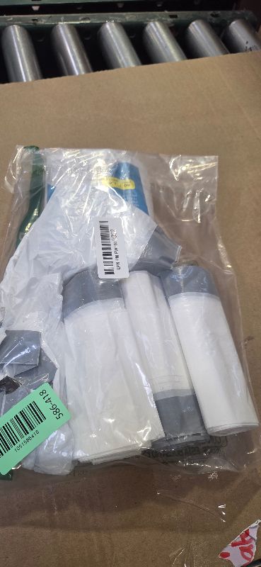 Photo 1 of 120 Counts 1.6 Gallon Mini Drawstring Trash Bags, Small Garbage Bags by KSSKSS, Code a fit 4.5-8 Liter, 1.2-2 Gal, White Trash Bin Liners for Home Office Kitchen Bathroom Bedroom