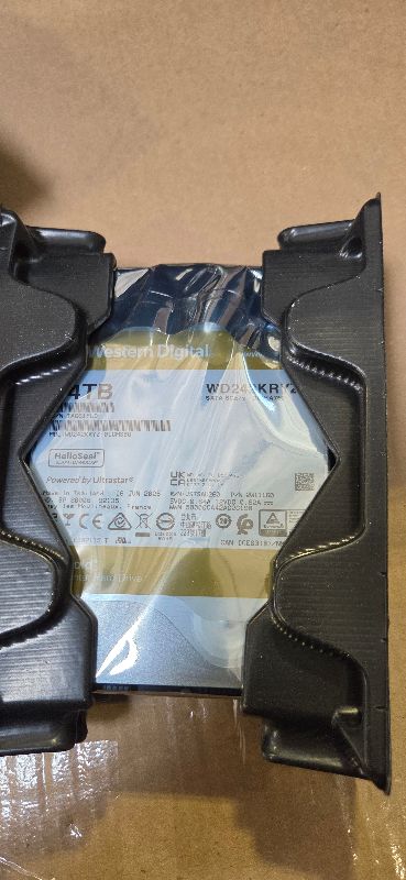 Photo 1 of Western Digital 24TB WD Gold Enterprise Class SATA Internal Hard Drive HDD - 7200 RPM, SATA 6 Gb/s, 512 MB Cache, 3.5" - WD242KRYZ