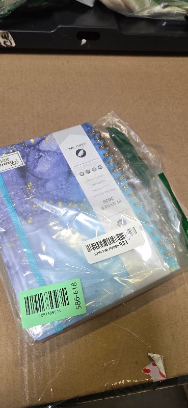 Photo 1 of 2026 Planner, A5 Weekly and Monthly Planners with Tabs, Spiral Bound Daily Calendar 2026 Planner, Agenda Organizers from Jan. to Dec., Hardcover Habit Tracker Journal 6.18" x 8.5"(Blue Marble)