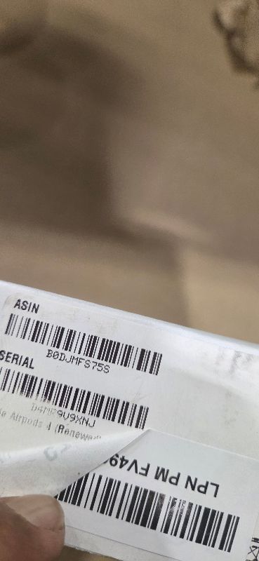 Photo 1 of Apple Airpods 4 (Renewed) Acc bound
