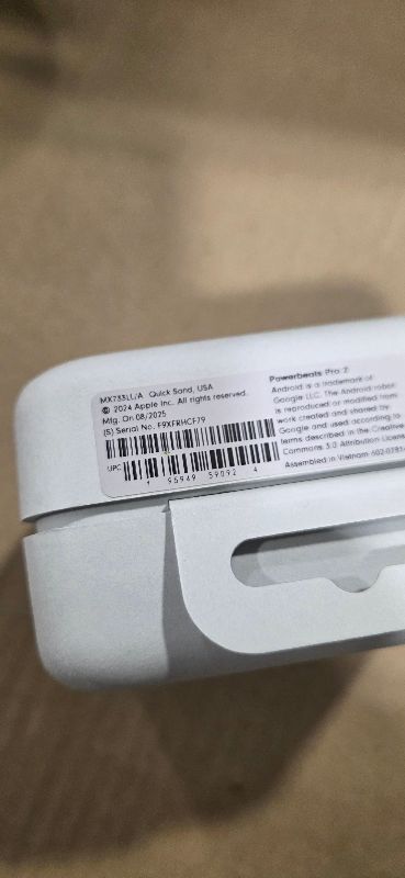 Photo 1 of Beats Powerbeats Pro 2 - Wireless Noise Cancelling Workout Earbuds with Secure- Fit Earhooks, Up to 45-Hour Battery with Charging Case, Sweat & Water Resistant, Heart Rate Monitoring - Quick Sand