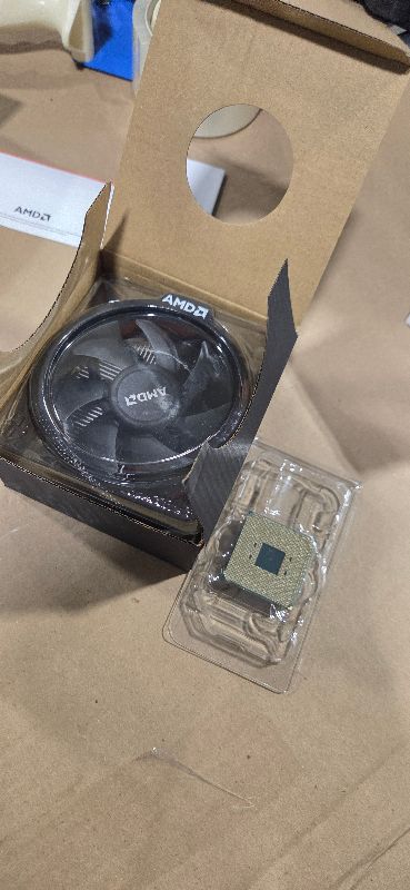 Photo 1 of AMD Ryzen 5 5500 6-Core, 12-Thread Unlocked Desktop Processor with Wraith Stealth Cooler