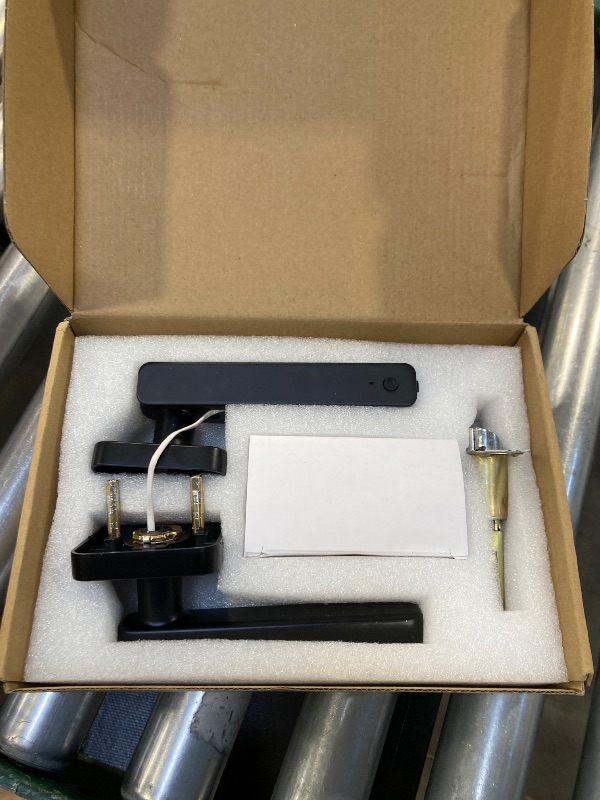 Photo 1 of 4-in-1 Smart Fingerprint Door Knob Lock - No App Required, Door Locks for Bedrooms & Offices, Finger Print Door Knobs with Keypad & Code