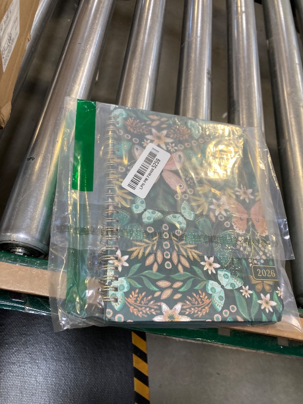 Photo 1 of 2026 Planner, Weekly and Monthly Calendar Planner for Women, Jan 2026 - Dec 2026, Hardcover Planning Agenda book with Tabs, Spiral Bound, Inner Pocket, Perfect for School Office Supplies, 6.3" x 8.5" - Butterfly