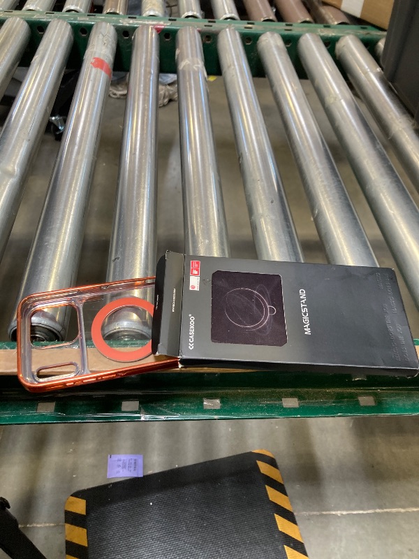 Photo 1 of CASEKOO 360 Spin Magnetic Stand for iPhone 17 Pro Max Phone Case [Fit for MagSafe][17FT Military Protection] Slim Hand-Polished Frame Titanium Alloy Sturdy Stand 6.9", Glossy Cosmic Orange