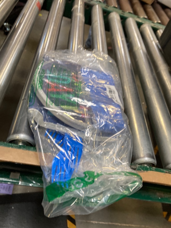 Photo 1 of 48Pcs Blue Happy Birthday Decorations Plates Napkins and Forks Set for 16 Guests - Blue Birthday Party Supplies Baby Shower