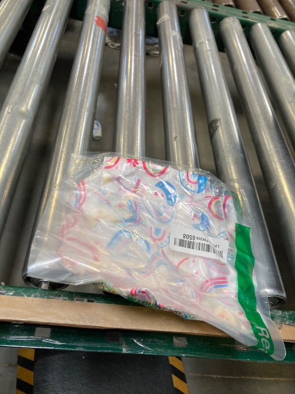 Photo 1 of Dog Silk Pajamas Dog Shirts for Small Dogs Satin Pjs Two-Legged Puppy Clothes Lapel Sleepwear Cat Outfit (Boho Rainbow, L)