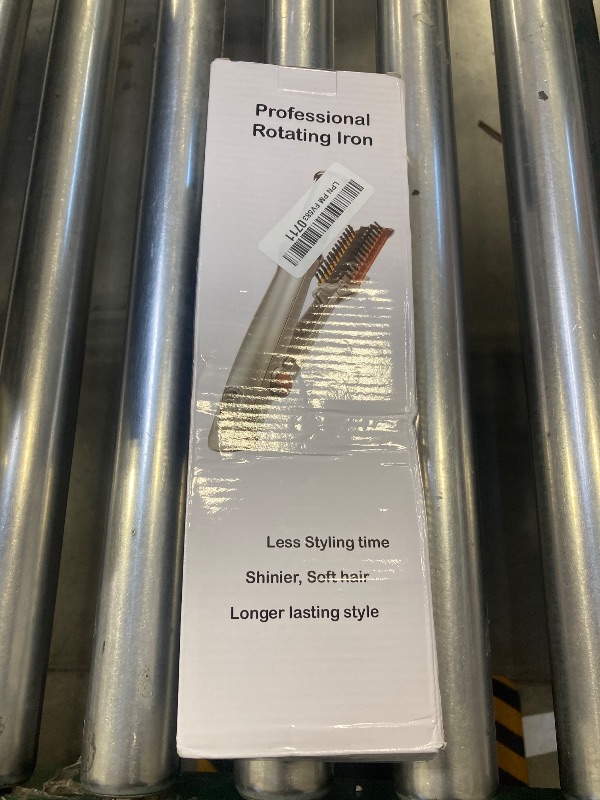 Photo 1 of 2 in 1 Rotating Curling Iron Straightener&Curler Styler for All Hairstyles for Home Travel Hair Styling Tools Three-Speed Temperature Adjustment