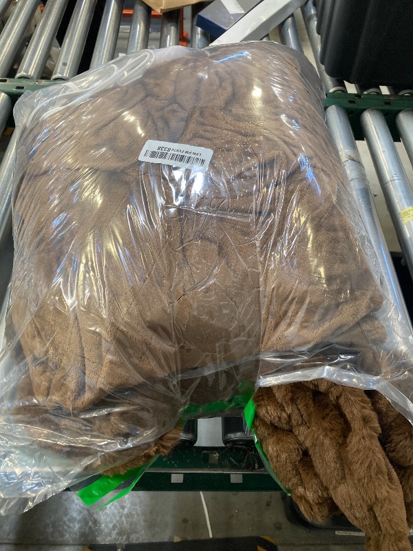 Photo 1 of Eastsora Heated Blanket Electric Blanket Heating, Dual Control Soft Ribbed Faux Fur Electric Blanket with 12 Heat Levels 12H Timer ETL FCC Certified Machine Washable (Camel, King Size - 90" x 100")