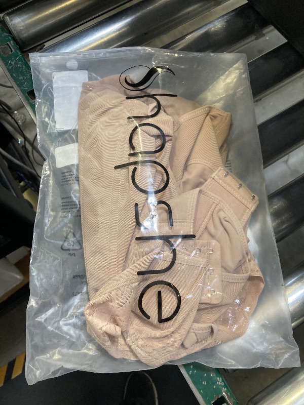 Photo 1 of SHAPSHE Fajas Colombianas Body Shaper Post Surgery Stage 2 3 Tummy Control High Compression Garment Shapewear for Women with 3 Rows Hooks with Steel Bones Beige S