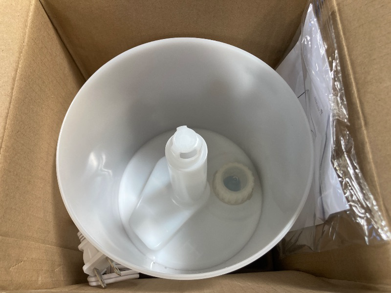 Photo 1 of LEVOIT Humidifiers for Bedroom with Night Light(3L Water Tank)Cool Mist Top Fill Essential Oil Diffuser for Baby Nursery and Plants, 360° Nozzle, Quiet, Rapid Humidification for Home Large Room, White