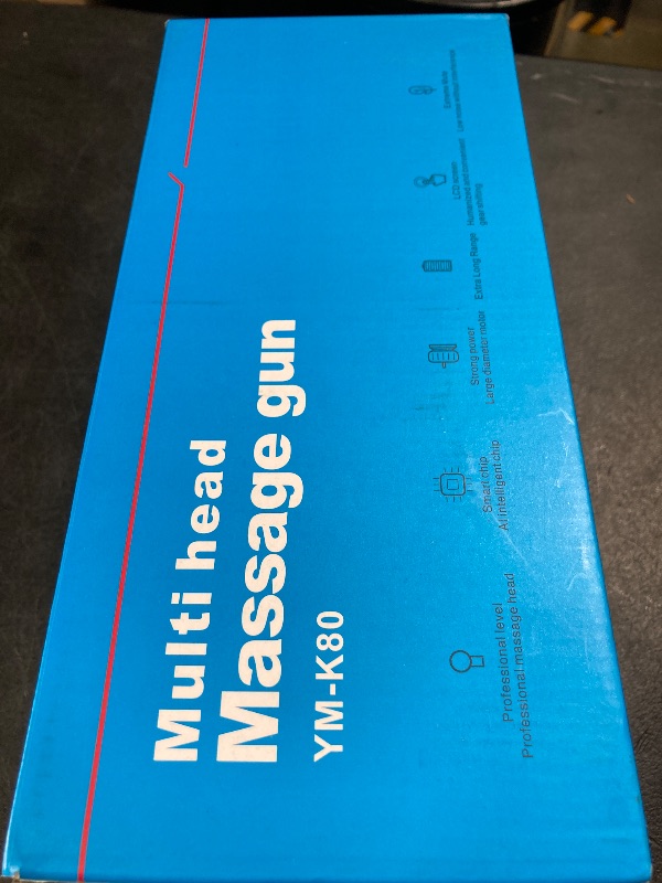 Photo 1 of Ziumrw 20-Head Massage Gun Deep Tissue, 9 Modes & 9 Intensity Levels Body Percussion Muscle Massager, Quiet Electric Handheld Massage Tools for Neck, Back, Shoulder, Waist, Leg, Feet, Daily Relaxation