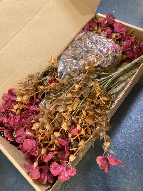 Photo 1 of Artificial Fall Fake Flowers for Outdoor, Mums for Outdoors, Fade-Resistant Fake Daisy Funsdecor Artificial Outdoor Sunset Mums Flowers for Porch Planters Patio Yard Garden,Stylebno3,5 Bundles
