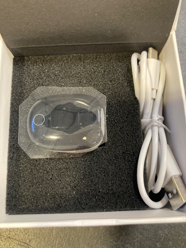 Photo 1 of Wellue O2Ring-S Oxygen Monitor with Vibration Reminder, Bluetooth Pulse Oximeter Tracks SPO2 and Pulse Rate, 24 hrs Battery Life, 4*10 Hours Built-in Memory, Rechargeable Pulse Ox with Free PC & APP