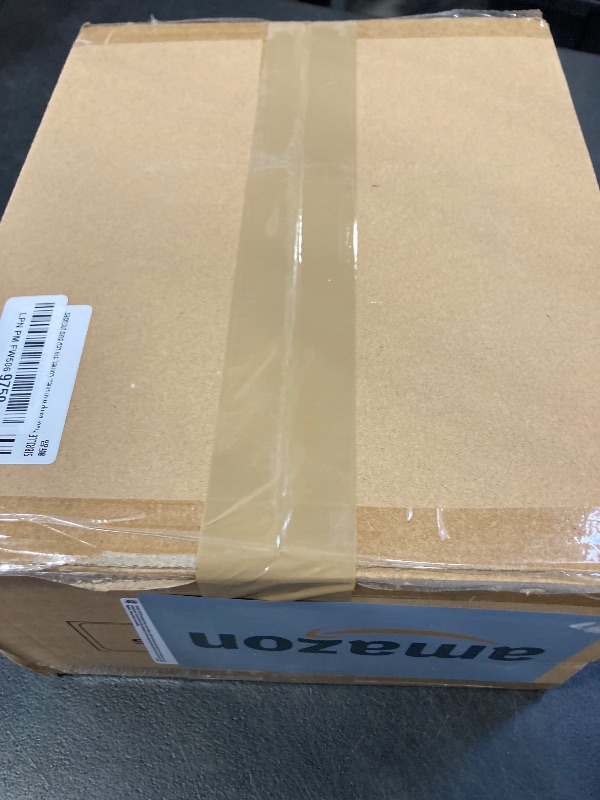 Photo 1 of SIBRILLE Floor Lamp with Linen Shade, Dimmable Tall Standing Lamp with Remote Control & 3 Color Temperatures, Modern Floor Lamps for Living Room Bedroom Office Corner, 9W LED Bulb Included