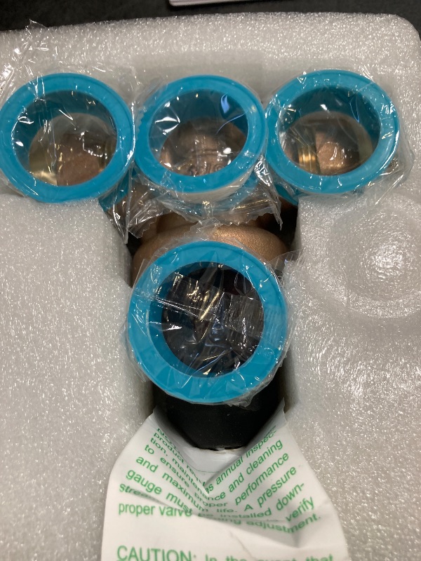 Photo 1 of Upgraded 3/4" NR3XL Pressure Reducing Valve With Double Union FNPT Connection, Water Savings And Energy Savings, for Home & Commercial Use, Complete Accessories, Teflon Tape